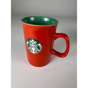 Starbucks Red & Green Christmas Holiday Coffee Mug 10 fl oz